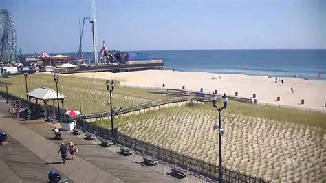 Located on 12th Street, the Howard Johnson Oceanfront Plaza Hotel offers an iconic view of the Ocean City Boardwalk and the Atlantic Ocean. . Seaside nj beach cam